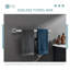 Ensemble de quincaillerie de salle de bain 2 pièces avec porte-papier hygiénique et barre à serviettes en nickel brossé-121793965