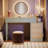 Green Makeup Vanity Table-654093309