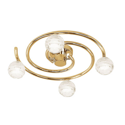 Dali Glass Semi Flush Mount