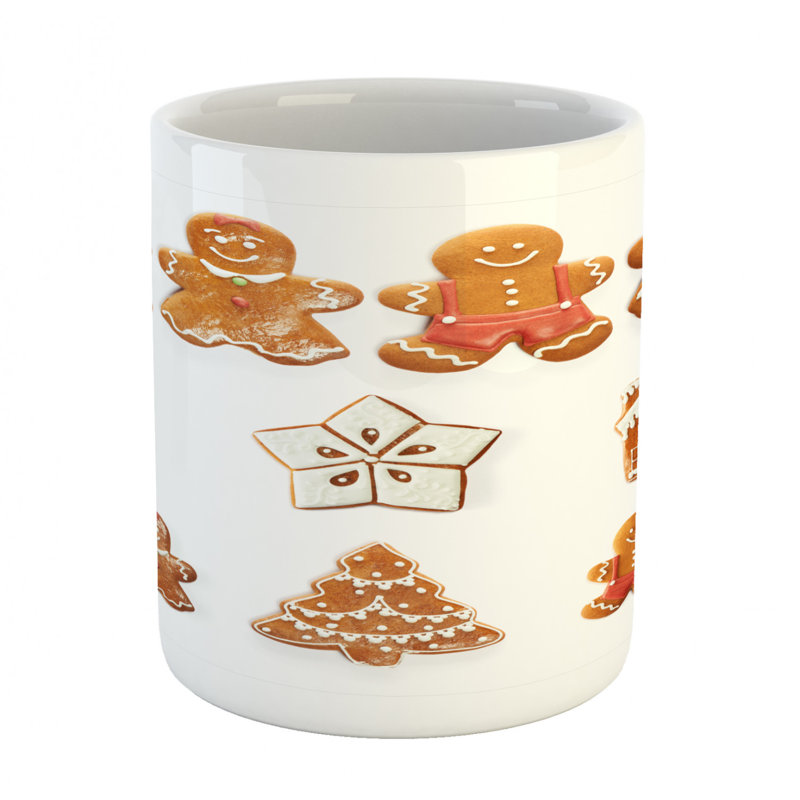 Grande tasse à café pain d’épice man