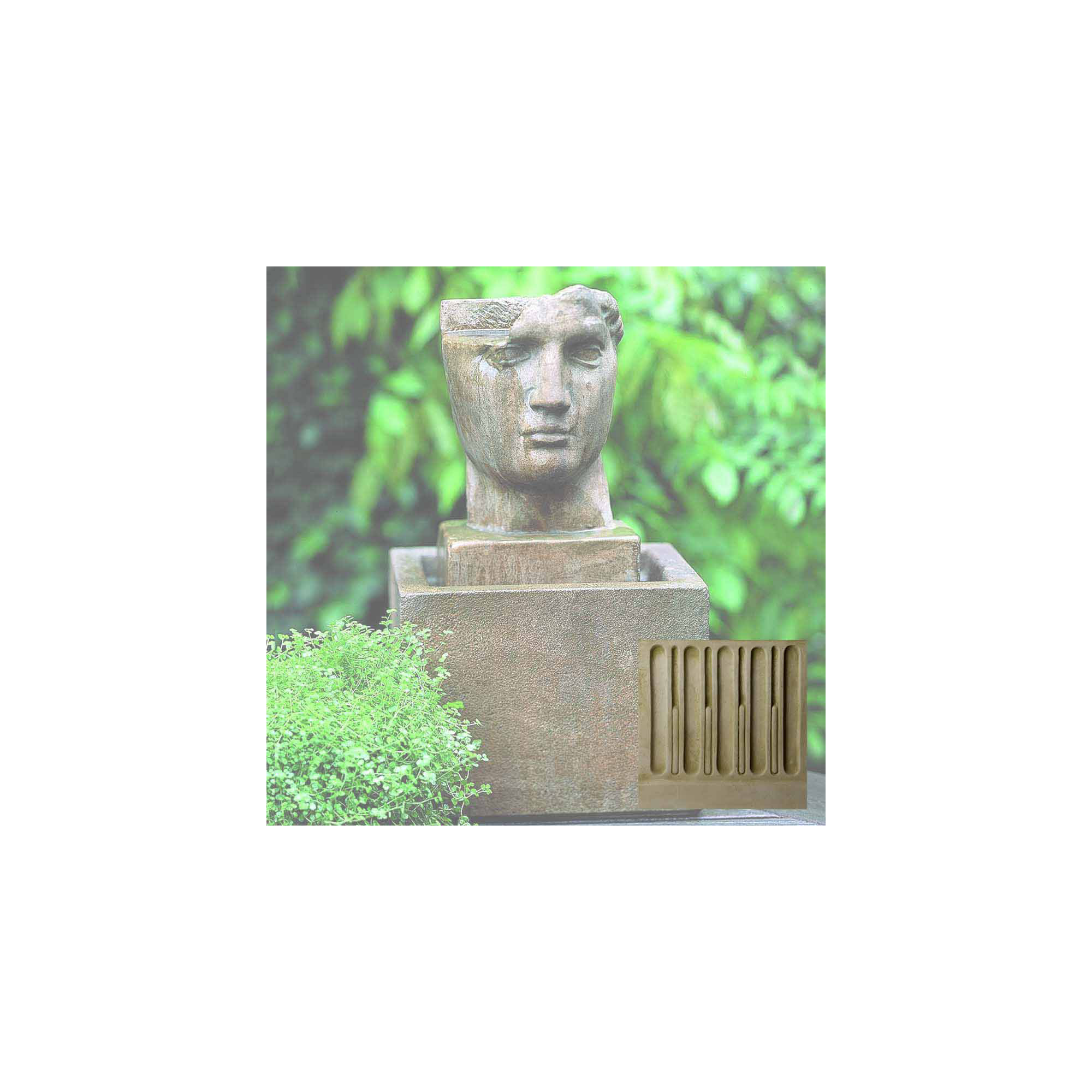 Renfri Fountain, English Moss