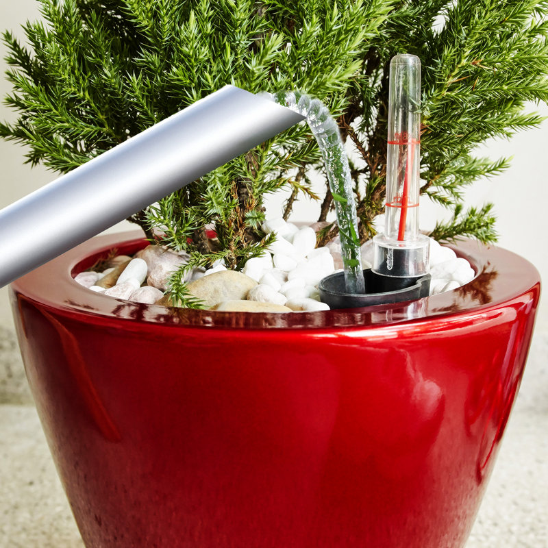 2-Pack Smart Self-watering Planter Pot, Red
