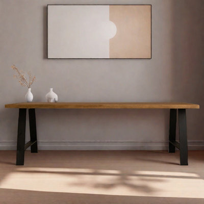 Japanese style retro solid wood dining table