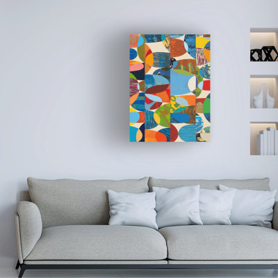 Wrapped Canvas Wall Art - Fernando Reyes 'Effloreesce' Wall Art for Living Room, Bedroom, or Office Décor  - 24x32