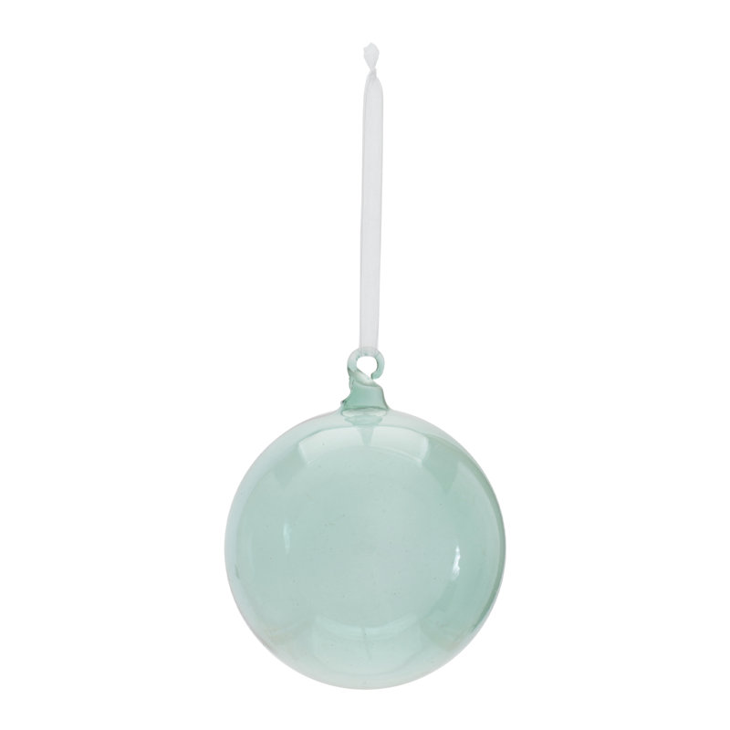 Boules en verre (ensemble de 6), Sarcelle