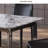 Minimalism Light Luxury Marble Dining Table Sets 6 - Person Marble Top Four Leg Dining Set-101112090