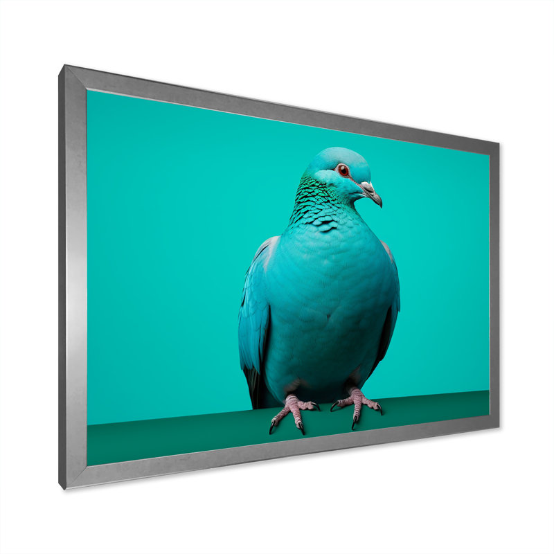 «Tranquil Dove Harmony III», reproduction sur toile, Cadre simple argenté, H 24 po x l 32 po x P 1 po