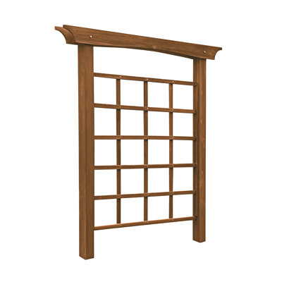 81.88 in. H x 60.5 in. W Cedar Lattice Panel Trellis