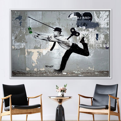 Hijack Painting, Hijack Art Canvas, Graffiti Poster, Money Graffiti Artwork, Dollar Canvas Art, Money Art, Money Lover Man Printed,