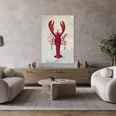 Pinch Me Lobster Coastal, art mural