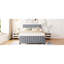 Lit gigogne double en velours gris pour lit double-1842327966-1842327960