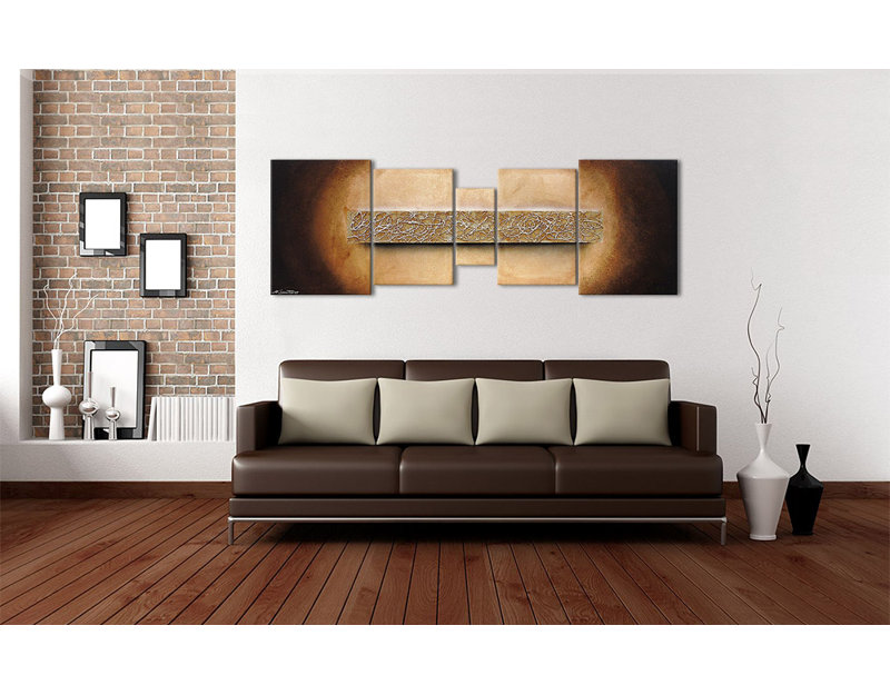 5 Piece No Frame Painting on Canvas