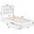 Akanthou Solid Wood Storage Bookcase Platform Bed with Footboard & Under Bed Drawers-725538331-725538328