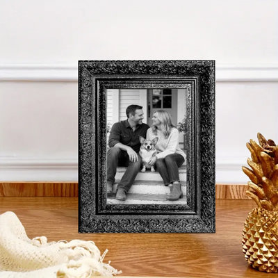 Cadre photo noir classique 3 pièces pour affichage de photos 11 po x 14 po