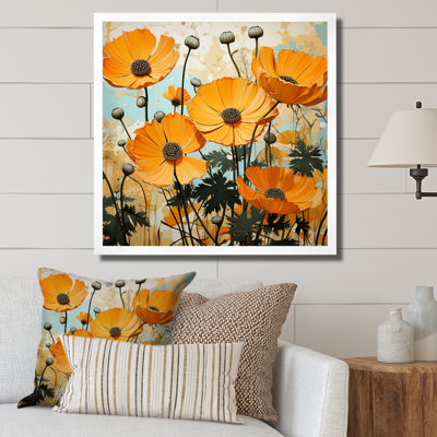 Yellow Marigold Blossom Burst 1 - Marigold Wall Art