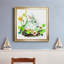 Bunny Wreath - Peinture sur toile encadrée-1170360448-1170360452