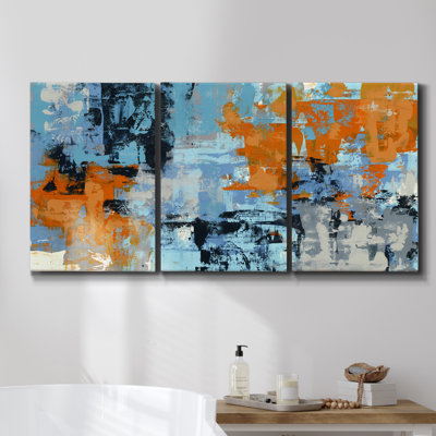 Western Lake Study II - Toile encadrée multi-pièces
