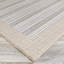 Tapis ivoire naturel à rayures Veun-17905086