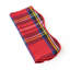 Serviette de table festonnée écossaise rouge