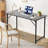  Computer Desk, 47 Inch Home Office Writing Desk With Metal Frame, For Home Office, Black-1435338085-1435338087