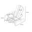 Chaise Adirondack pliante Hurley Morphew-914020241