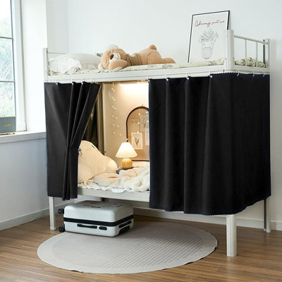 2Pcs Blackout Bottom Bunk Bed Curtain,Bunkbed Curtains For T...
