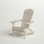Chaise Adirondack confortable et robuste en bois massif Shreya