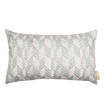 Kapa Hou Lumbar Pillowcase Taupe and Ivory