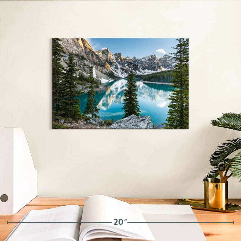 Alvord Moraine Lake Reflections, 8" H x 12" W
