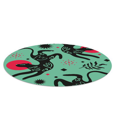 Rigmor Hard Floor Straight Round Chair Mat