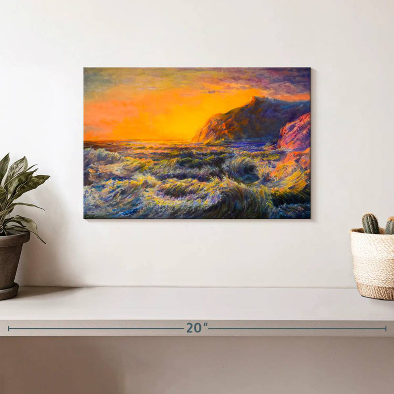 Gillard Hawaiian Sunset, 8" H x 12" W