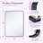 Aluminum Framed Rectangle Wall Mounted Bathroom Vanity Mirror-811529139-811529151