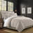 Shay Solid Natural Cotton Comforter Set  8 Piece-109897163