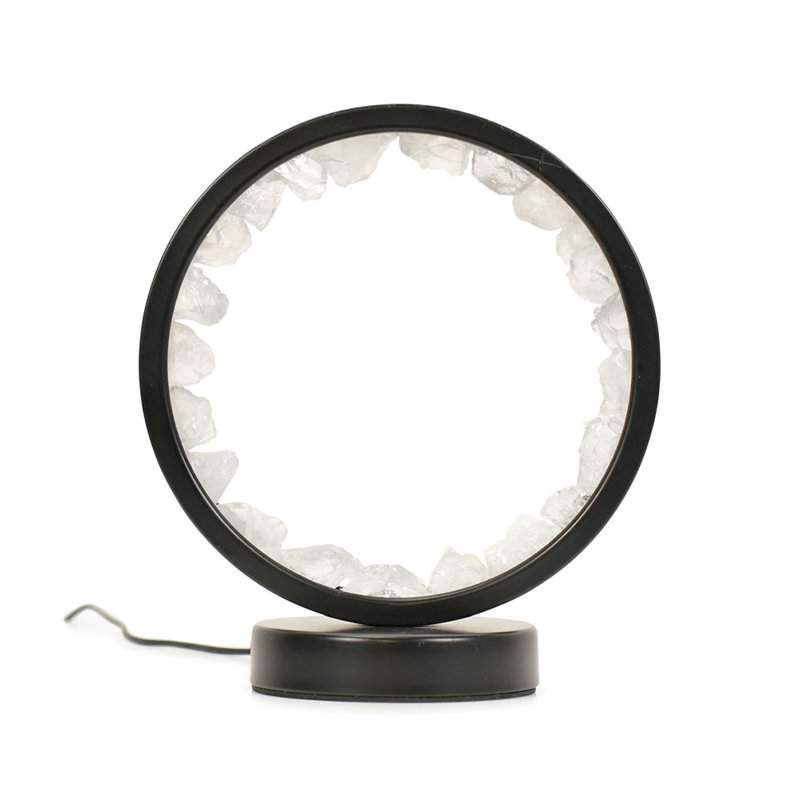 Cerrie Crystal Novelty Lamp, Black