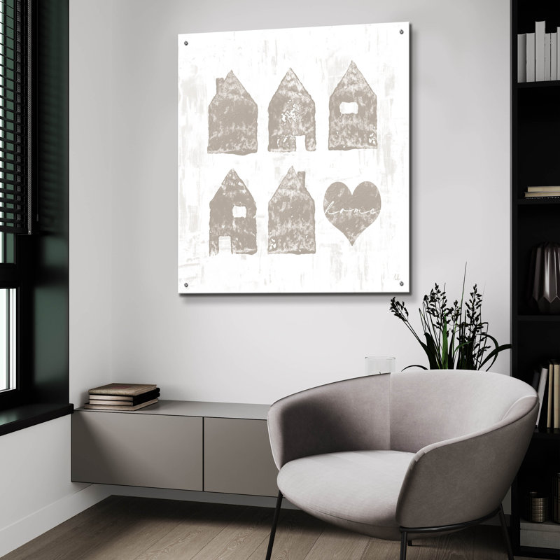 «Home Sweet Home III» par Sarah Adams, H 36 po x l 36 po x P 0,2 po