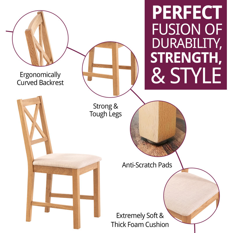 Upholstered Dining Chair, Beige