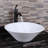 Elegance Plexi Home 16.7'' Ceramic Circular Bathroom Sink with Overflow