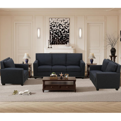 3-Piece Living Room Sofa Set by Latitude Run