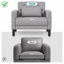 Armchair Modern Accent Chair Comfy Upholstered Seats Armchairs for Living Room Bedroom Dining Room-124378635-126128462