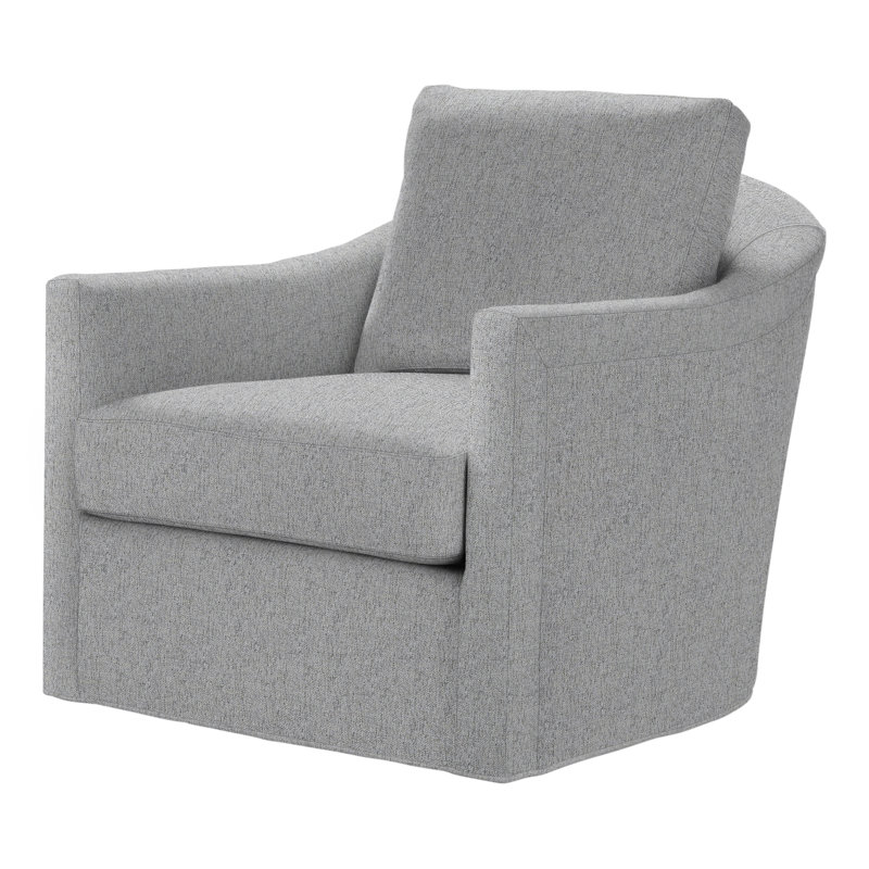 Catalina Swivel Armchair, Vault Sandstone (Performance fabric) 1172-92, Expresso