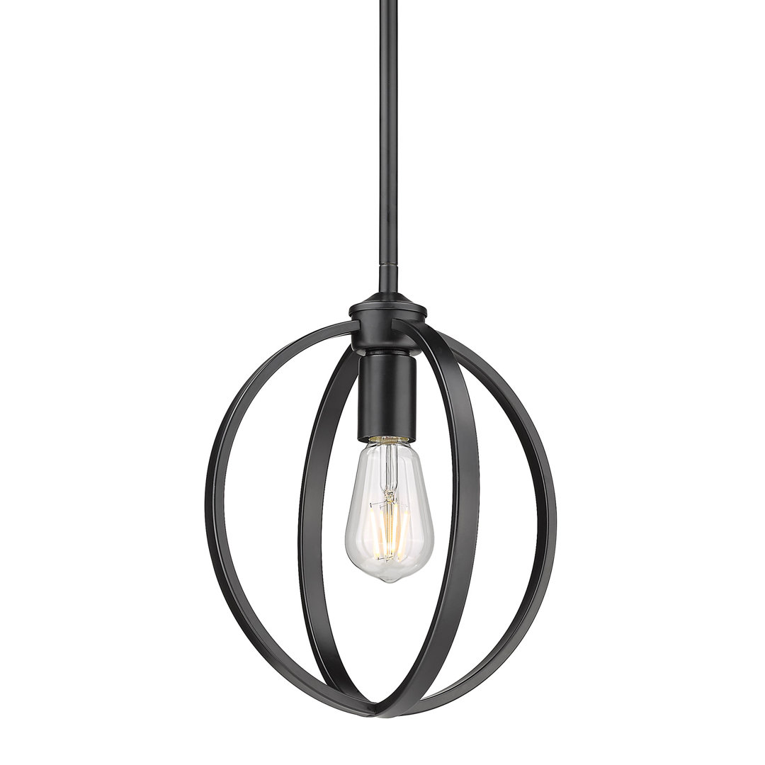 Petitt 1 - Light Olympic Gold Pendant Laurel Foundry Modern Farmhouse® Shade 