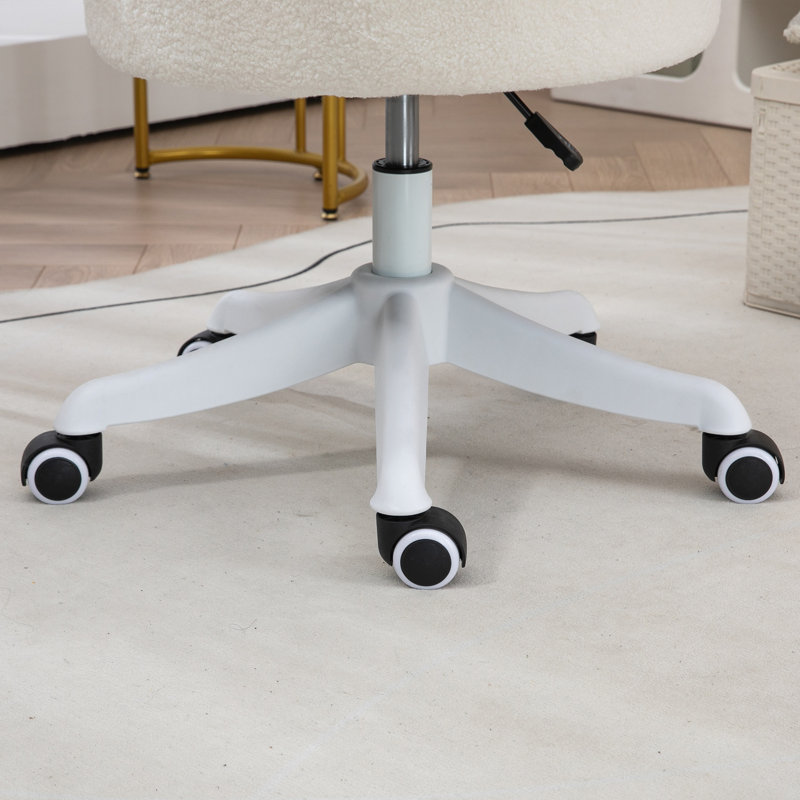Chaise de travail en mélange de polyester / polyester Evvy