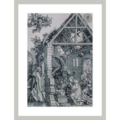 «The Adoration of the Shepherds» par Albrecht Dürer, impression giclée sur cadre