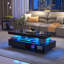 Pedestal Coffee Table with Storage