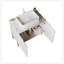 Meuble-lavabo de 30 pouces avec lavabo rectangulaire en céramique-315852622