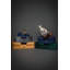 Lit pour petit chien Noah & Paw, lit pour chat d'intérieur, mousse viscoélastique orthopédique imprégnée de gel rafraîchissant, housse intérieure imperméable lavable à la machine (collection Denim)-115291328-115291330