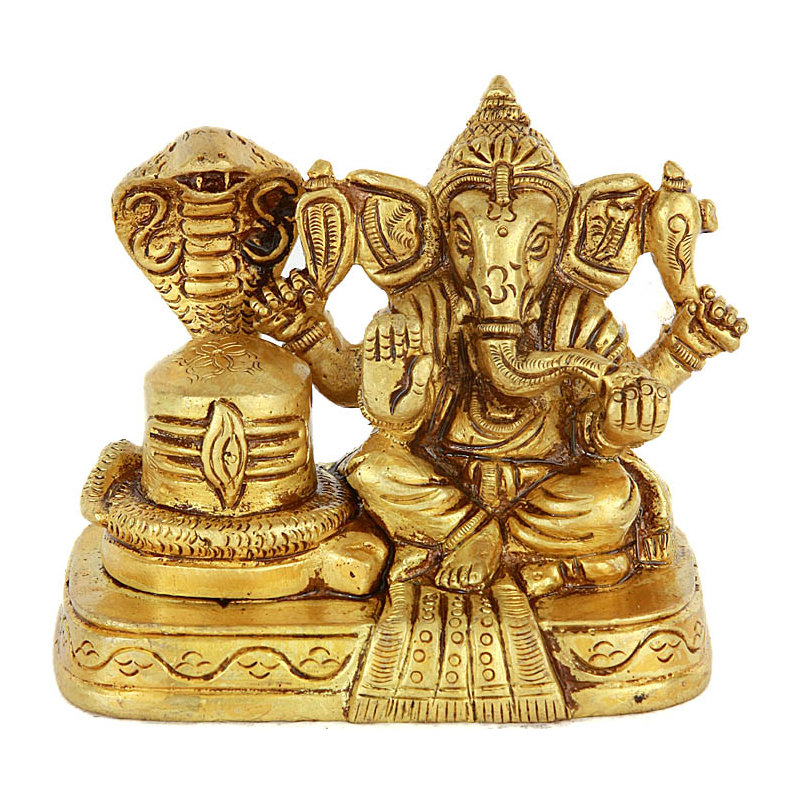 Lord Ganesha avec Shiva Linga