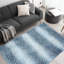 Tapis bleu / crème Lindhaus-308640812