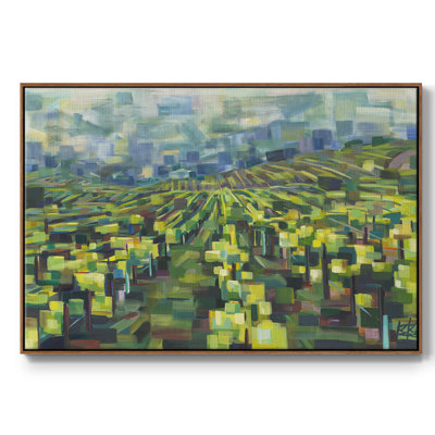 «Yellow Grapevines Forever», reproduction d'art sur toile