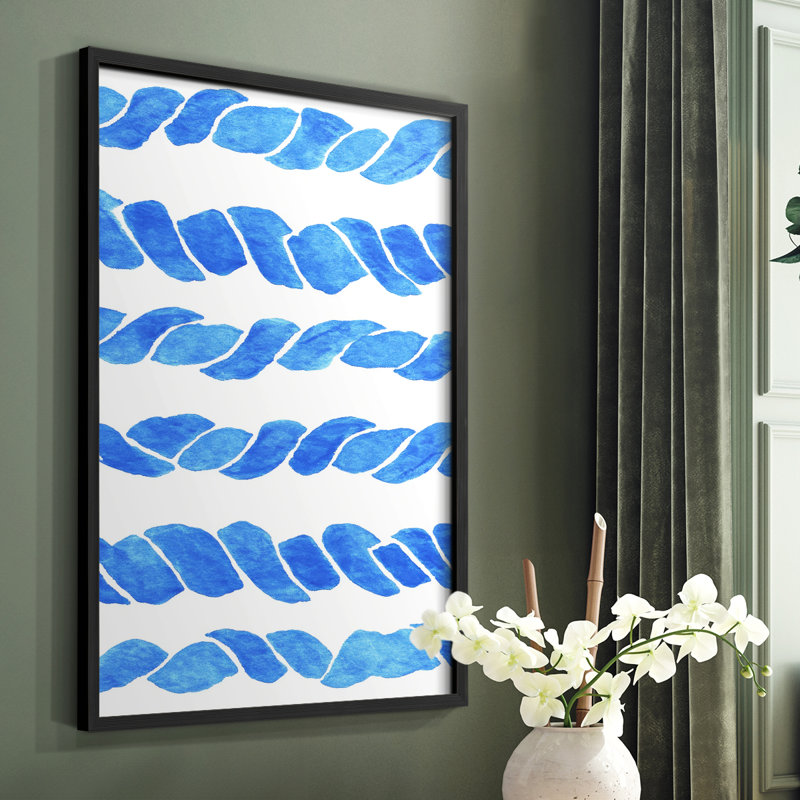 "Abstract", reproduction encadrée - prêt à accrocher, H 20 po x l 16 po, Noir